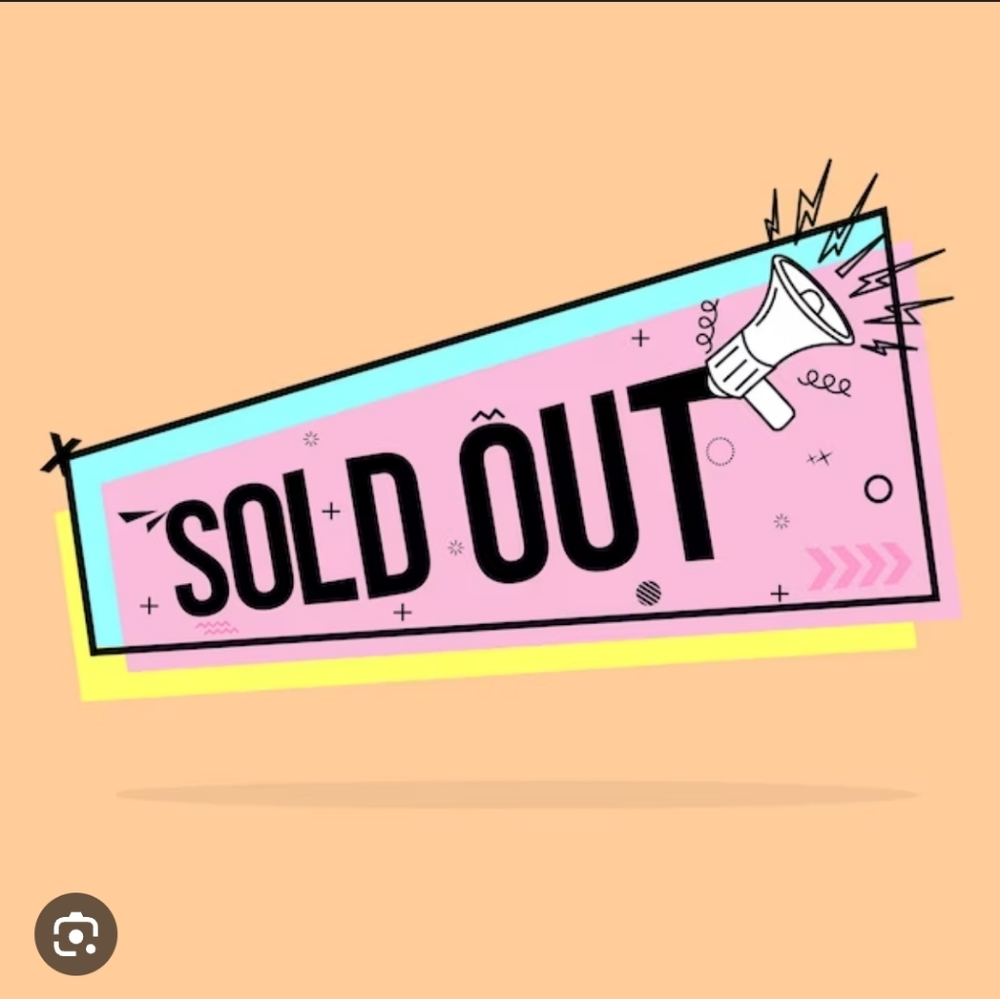 Sold out beyond this point 👉